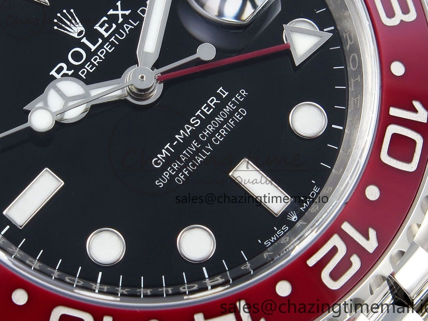 MiroTime 0206 SportInspired GMT-Master II 126710 BLRO Blue Red Ceramic Clean Factory Best Edition on Jubilee Bracelet DD3285 CHS V 1540